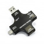 USB-Multitester mit Kapazitätsmessung, USB, micro USB, USB-C