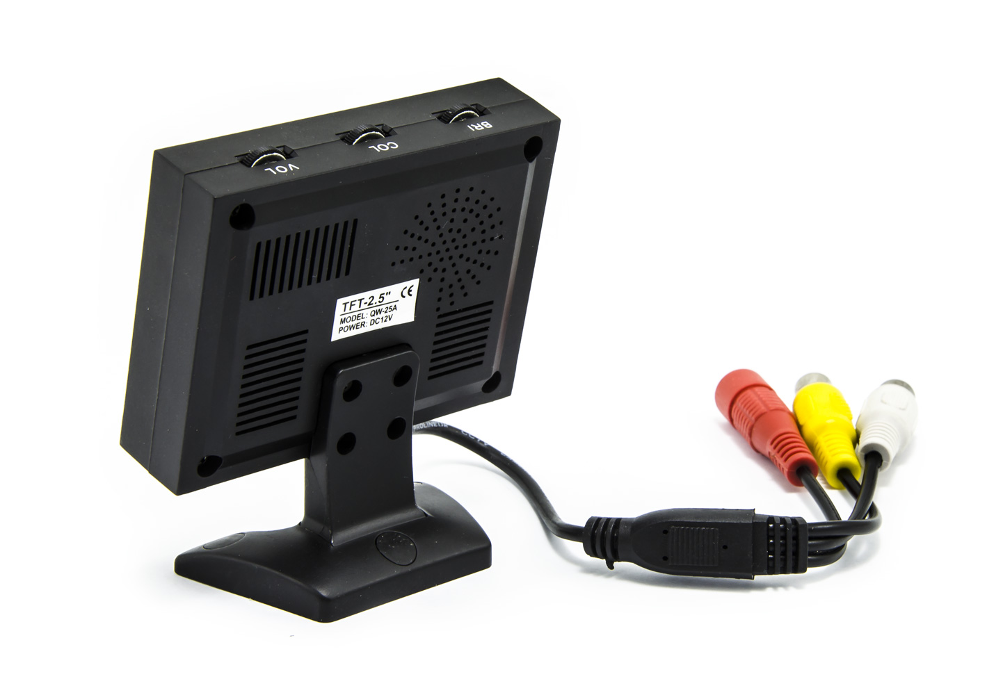 Tragbarer LCD-Monitor 2,5" 12V 480x228px Cinch