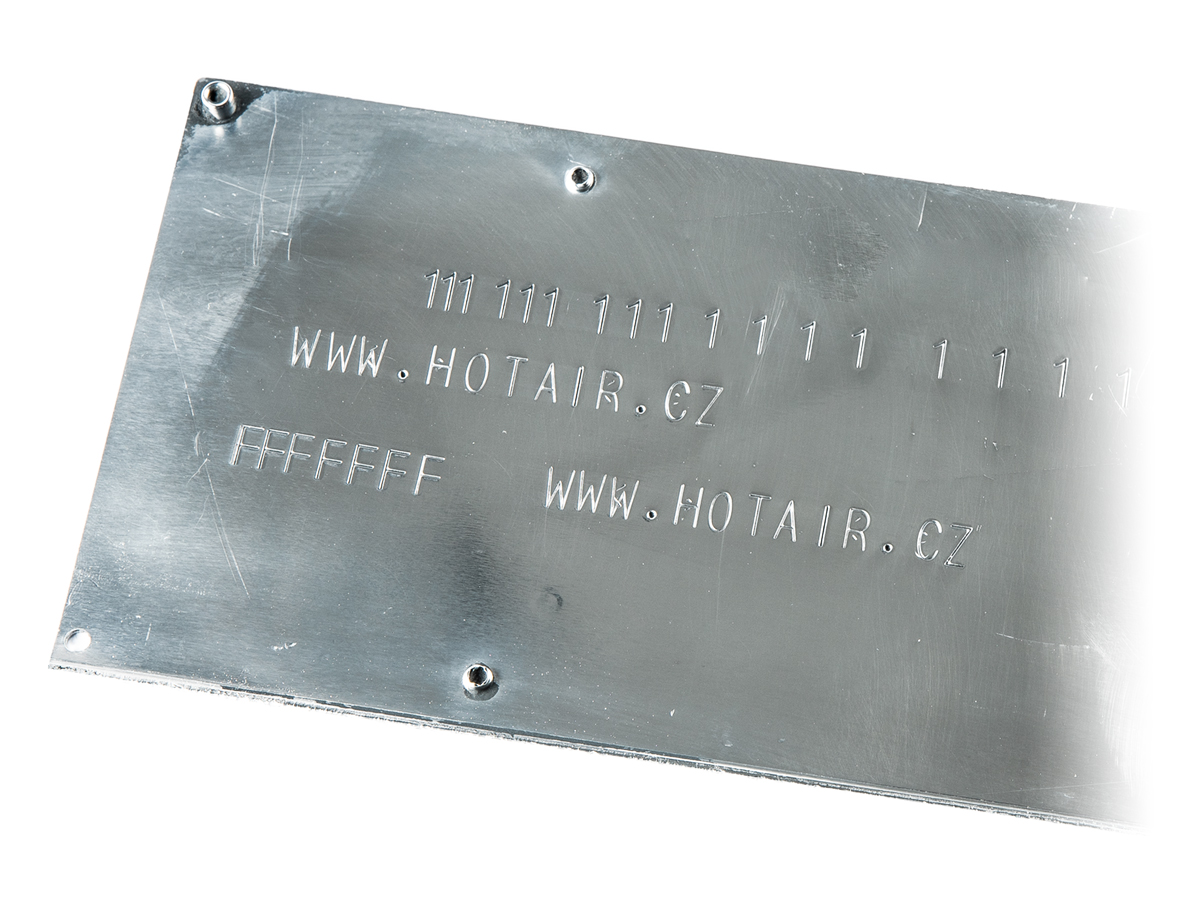 Halbautomatische Stempelmaschine ZX-360 Typ Etiketten