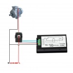 Multifunktionales eingebautes Messgerät für elektrische Größen AC 80~260V/100A - Stromwandler aufklappbar
