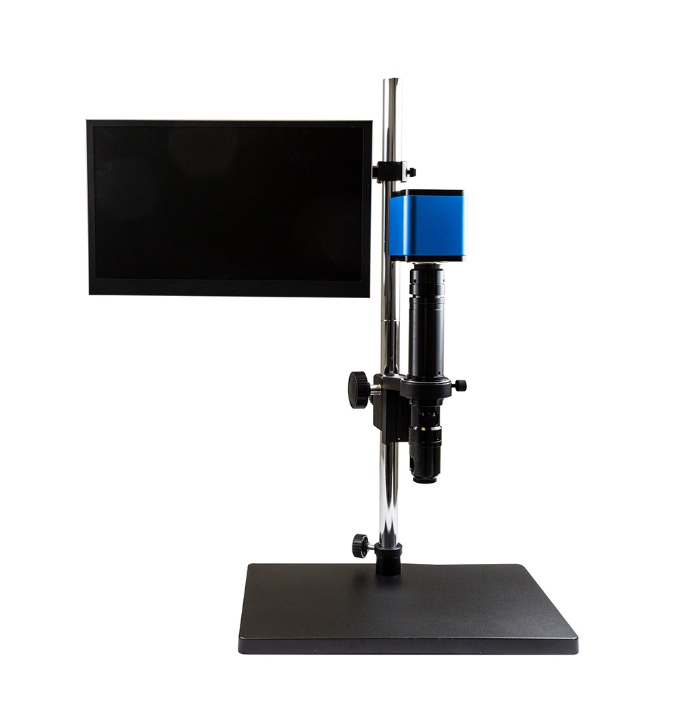 FULL HD Monitor 15,6" HDMI, VGA, AV, BNC mit Klemme zum Anschluss an Mikroskopstativ