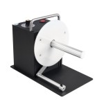 Universeller Aufwickler/Aufwickler für Selbstklebeetiketten und Etiketten bis zu 80 mm