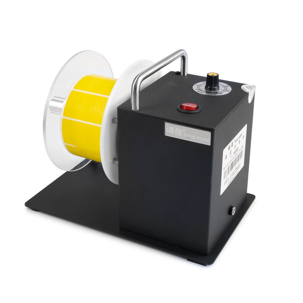 Universeller Aufwickler/Aufwickler für Selbstklebeetiketten und Etiketten bis zu 80 mm