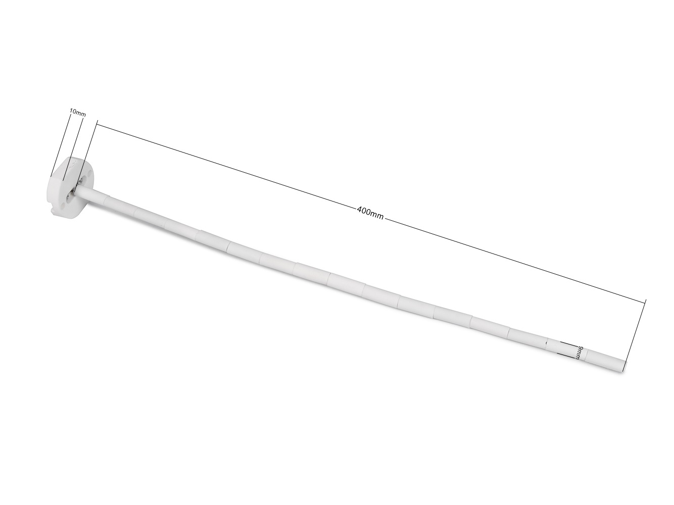 Keramischer Thermoelementfühler Typ K für Hochtemperaturmessungen 400mm, 0 bis 1300°C