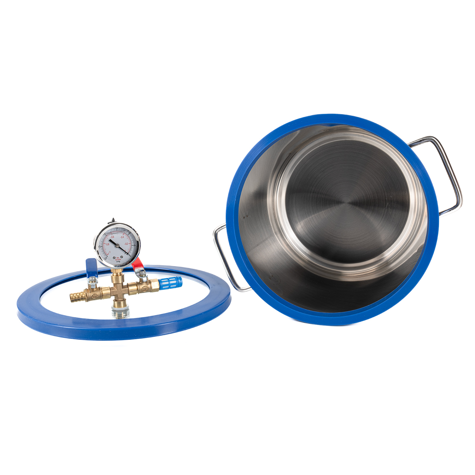 Vakuumkammer 8L mit Ölpumpe 230V/50Hz