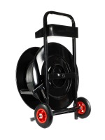 Mobile Trommelabwickelmaschine für PP-, PET-Bänder