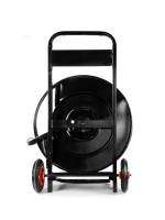 Mobile Trommelabwickelmaschine für PP-, PET-Bänder