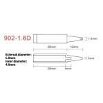 Lötspitze 1.6D Serie 902 für YIHUA-Stationen