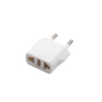 Reduzierstück US/CN auf EU/CZ - 230V/5A - weiß