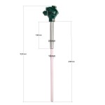 temperaturfühler WRN-122 (0-1300°C) für Industrie- und Kremationsöfen