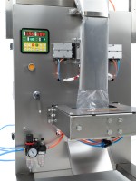 Pneumatische vertikale Verpackungsmaschine XT500 mit Schüttgutspender und Schutzatmosphärenverpackung (MAP) 10-500g