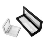 3D Münz- und Schmuckrahmen schwarz 7x18x2 cm