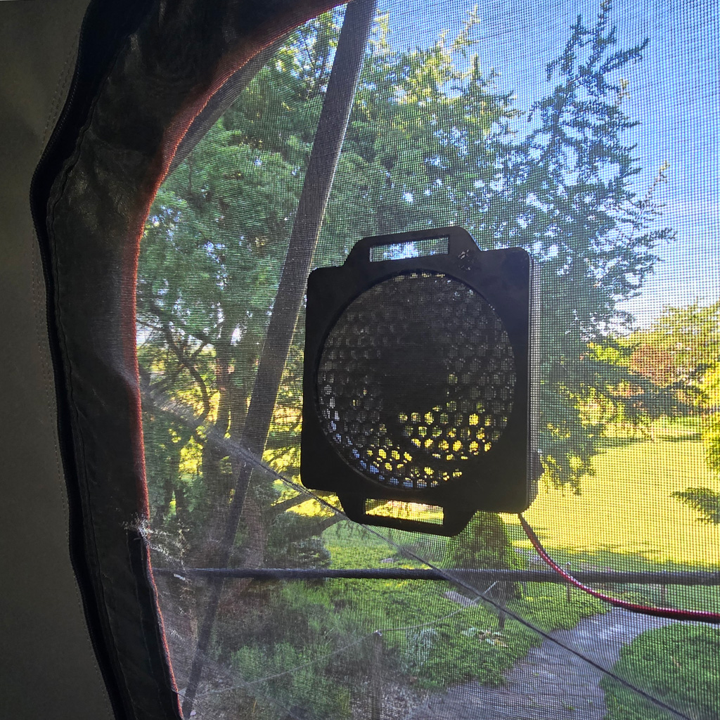 Ventilator für Dachausbauten, Zelte und Wohnwagen - magnetisch USB 5V